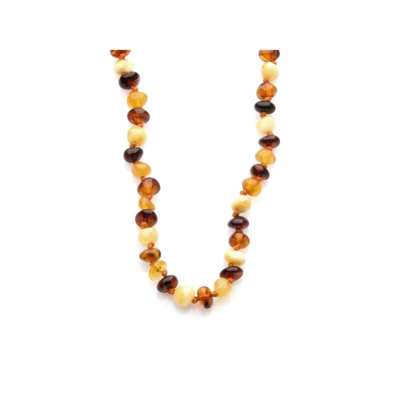 Collana ambra multicolore — per evocare i mari del passato