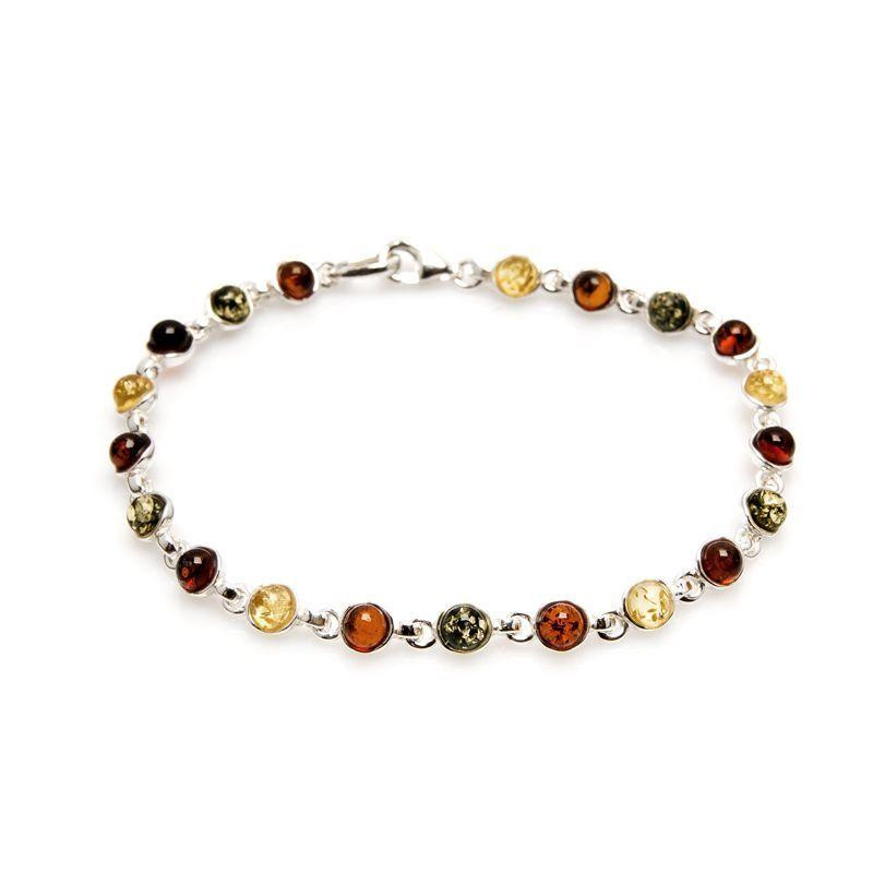 Bracciale ambra multicolore — per preservare i ricordi
