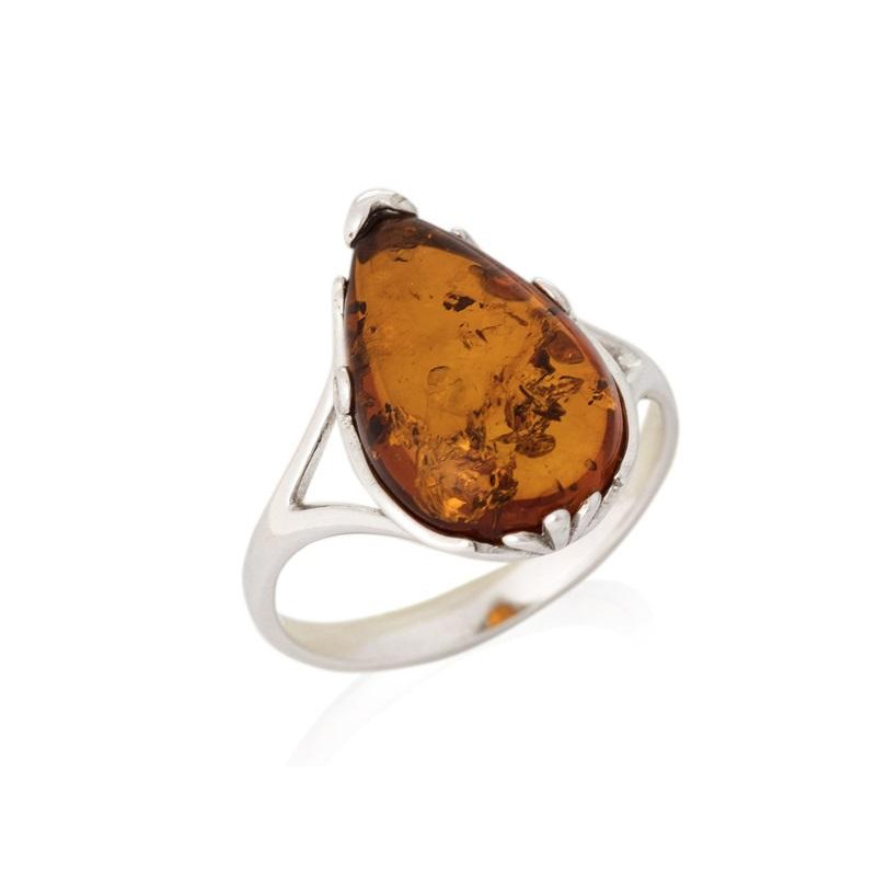 Anello ambra cognac — per tenere accesa la tua luce