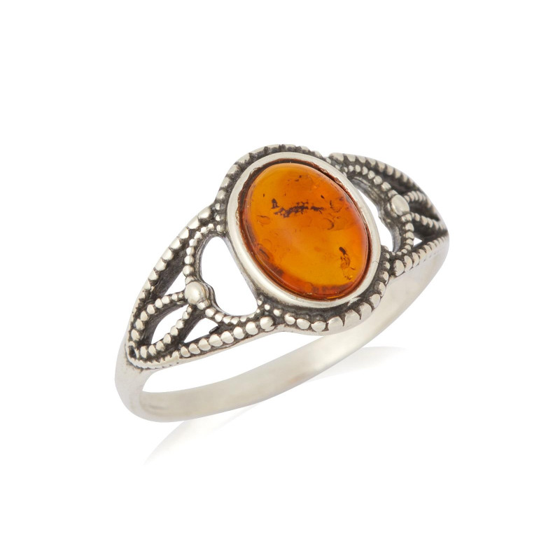 Anello ambra cognac — per raccontare la tua storia