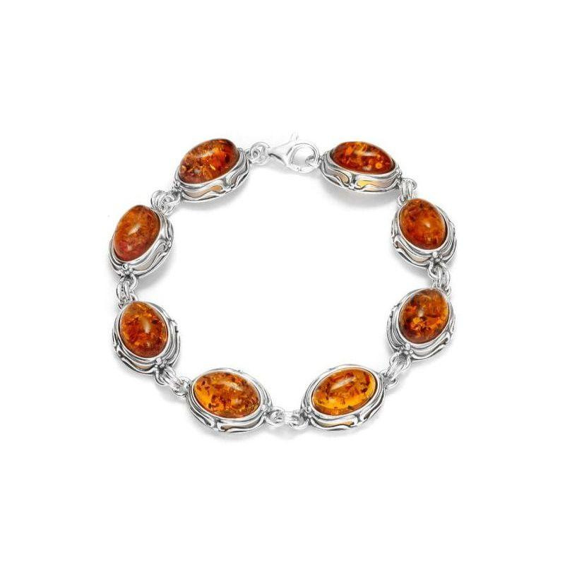 Bracciale ambra cognac — per conservare i ricordi