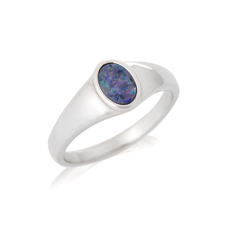 Anello opale blu — per racchiudere il cielo in mano