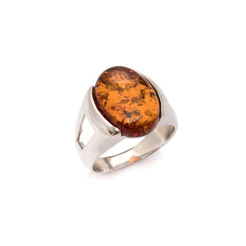 Anello sigillo con ambra — per evocare ricordi speciali