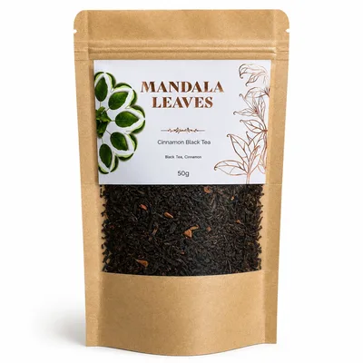 50g Organic Cannella Nero Tè — foto 3