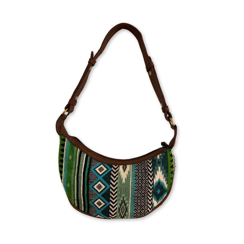 Jacquard Hobo Bag Bold Greens — foto 1