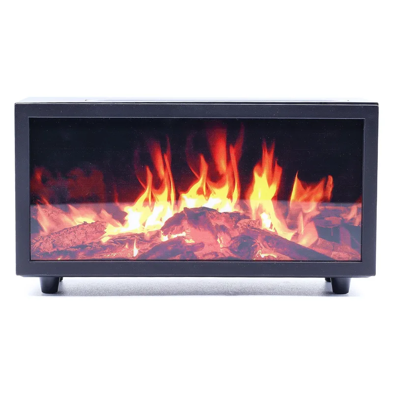 Flame Effect Aroma Diffusore with Birdsound Nero USB Colour Change
