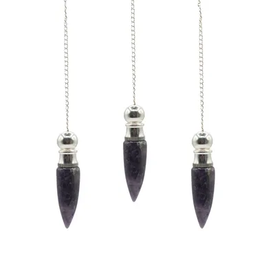 Secret Cavity Discovery of Truth Pendulum Amethyst Argento Plated