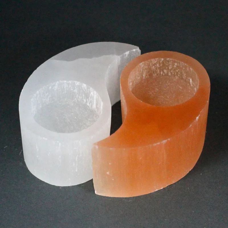 Selenite Ying Yang Candela Porta