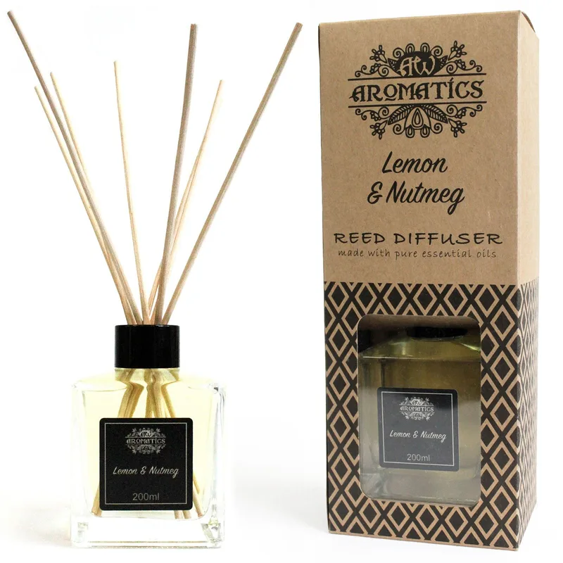 200ml Limone & Nutmeg Essenziale Olio Reed Diffusore — foto 5
