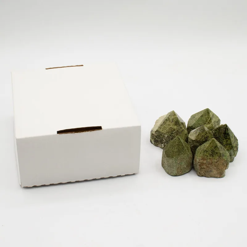 Gemstone Top Polished Points Epidote A grade — foto 5