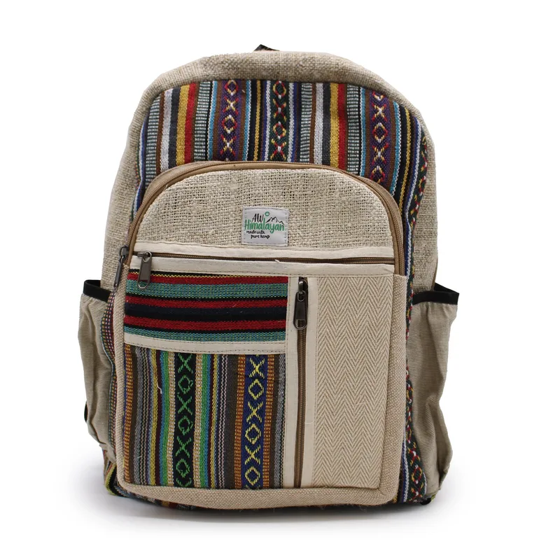 Zaino in Canapa Grande - Design Zip Diritto — foto 4