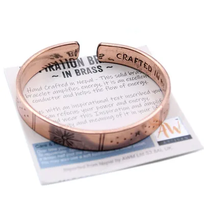 Inspiration Bracelet - Copper Snrise, Galaxy, Stars, Earth — foto 3