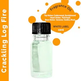 Crackling Log Fire Profumo Olio 10ml Bianco Label — foto 5