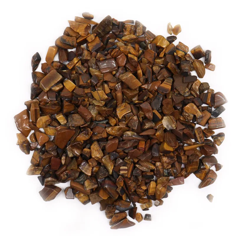 Tiger Eye Gemstone Chips Bulk 1KG — foto 1