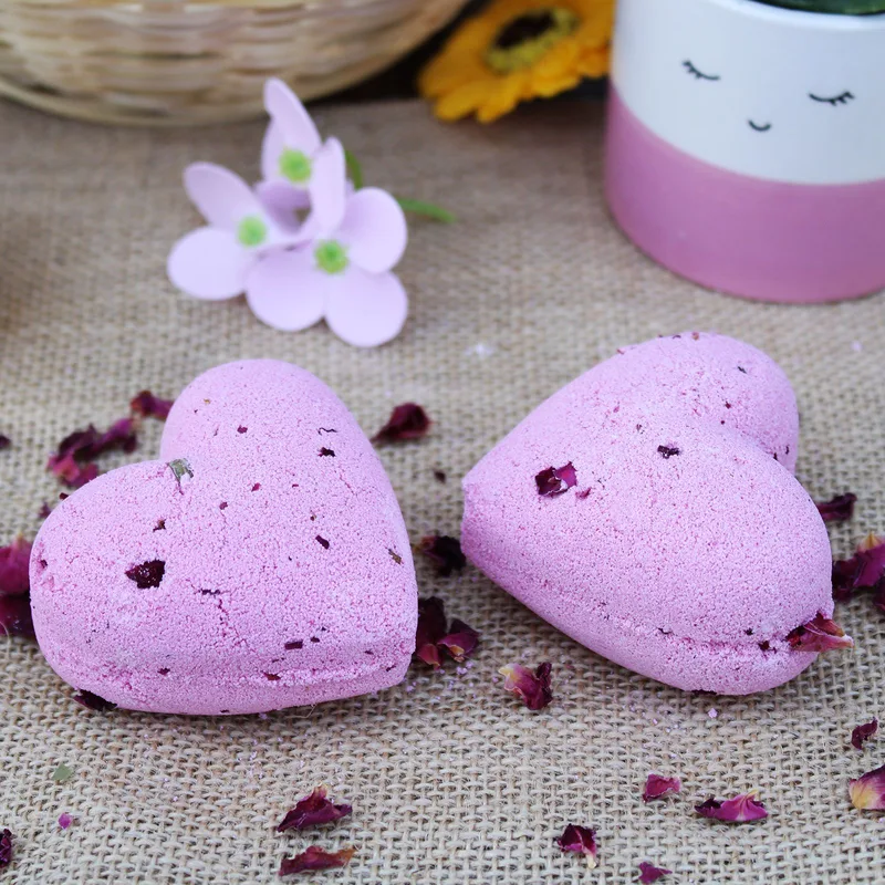 Love Heart Bagno Bomba 70g - Ylang & Rosa — foto 1