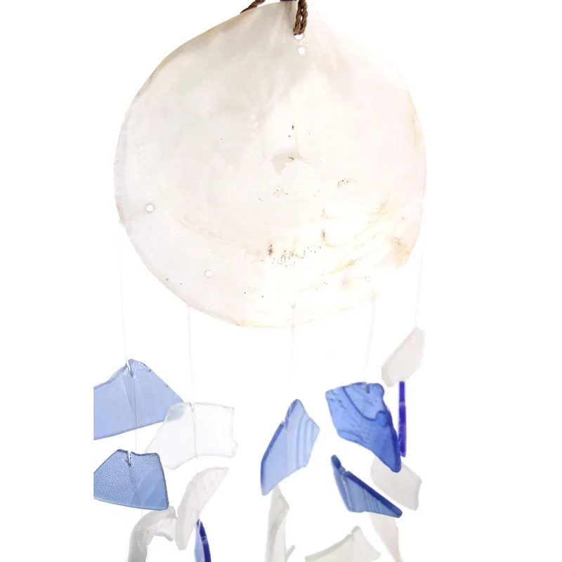 Copis & Glass Drop Blu & Bianco Glass