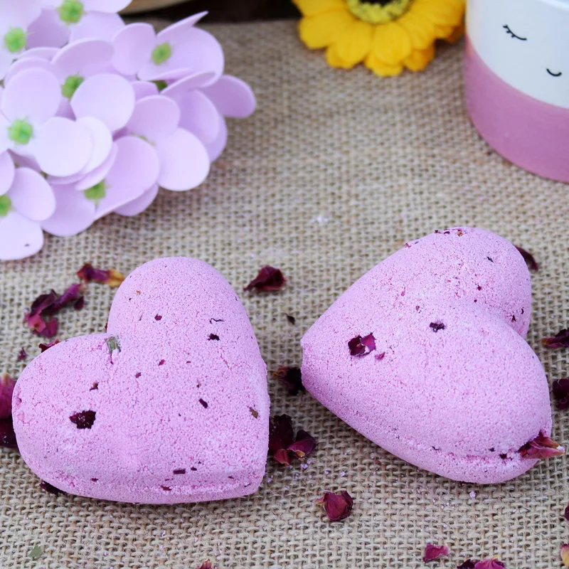 Love Heart Bagno Bomba 70g - Ylang & Rosa — foto 6