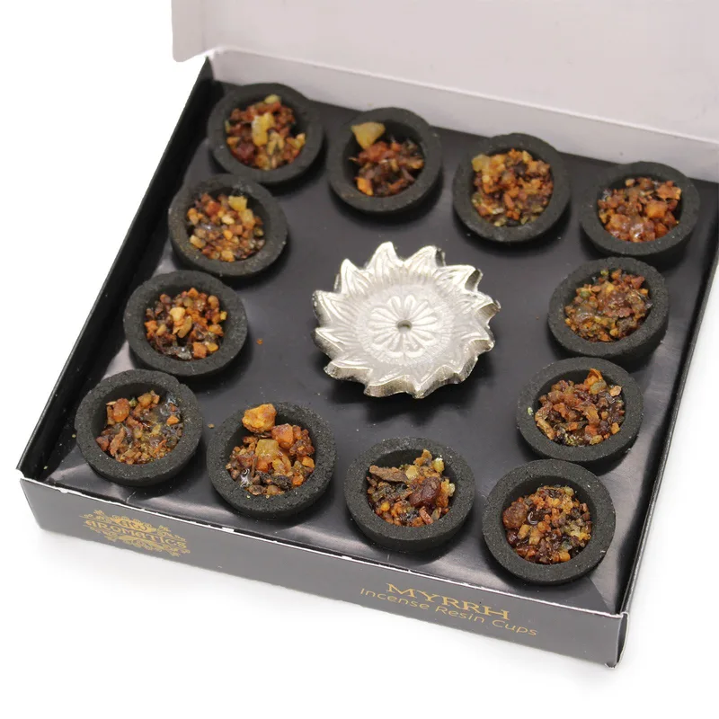 Scatola of 12 Resin Cups Myrrh — foto 2