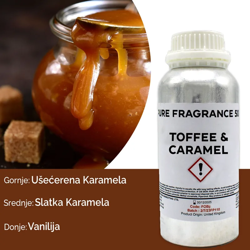 Toffee & Caramel Puro Profumo Olio 500ml