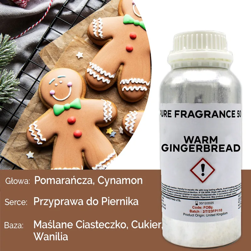 Warm Gingerbread Puro Profumo Olio 500ml — foto 1