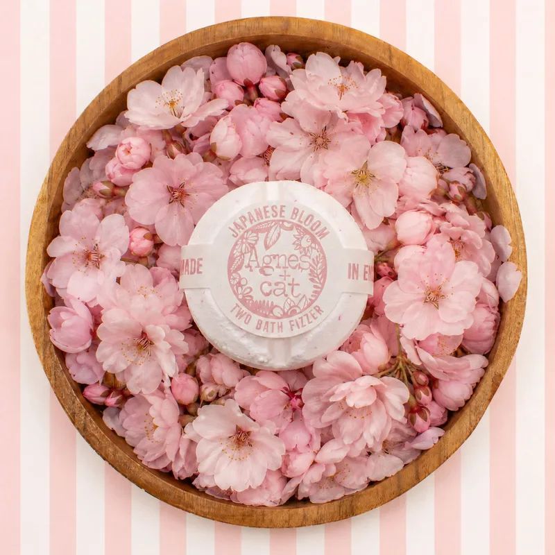 Agnes + Cat Floral & Citrus Bagno Fizzer Gift Set — foto 3