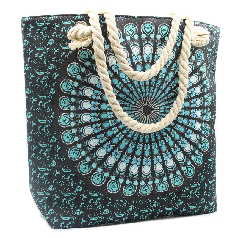 Rope Handle Mandela Bag - Deep Blu — foto 1
