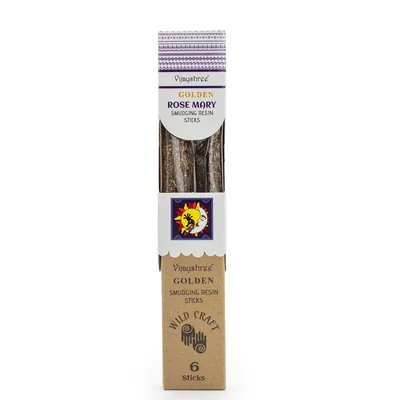 Golden Rosa Mary Smudging Resin Sticks - 30g — foto 3