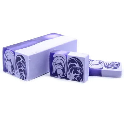 Hand-crafted Sapone - Lilac - Slice 115g approx — foto 5