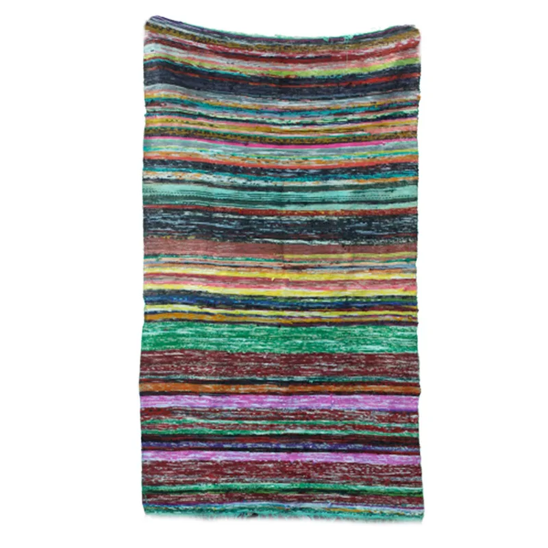 151 x 90cm Luxury Rag Rug Verde — foto 3