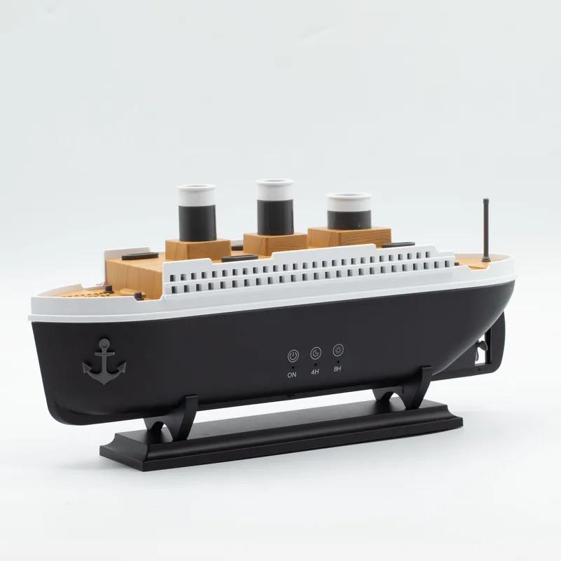 Ship Model Puff Effect Aroma Diffusore with Colour-Changing LED — foto 1