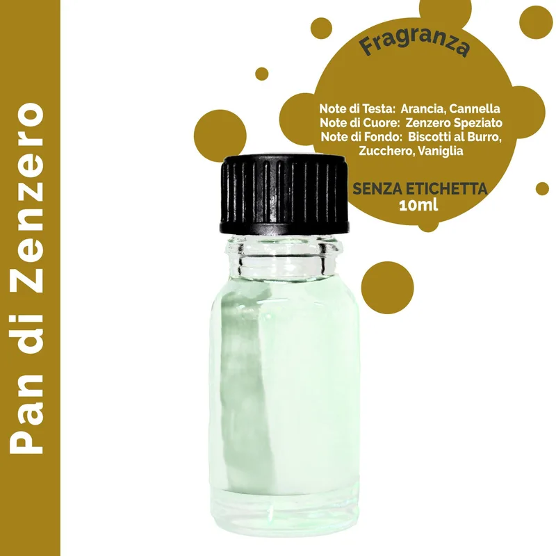 Warm Gingerbread Profumo Olio 10ml Bianco Label — foto 3