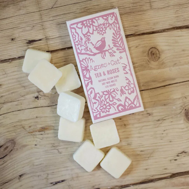 Scatola of 8 Cera Melts Tè + Roses — foto 2