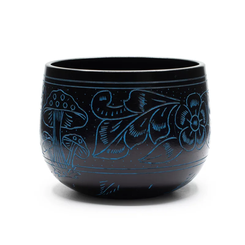 Cauldron Singing Bowl Magic Mushroom Blu — foto 5