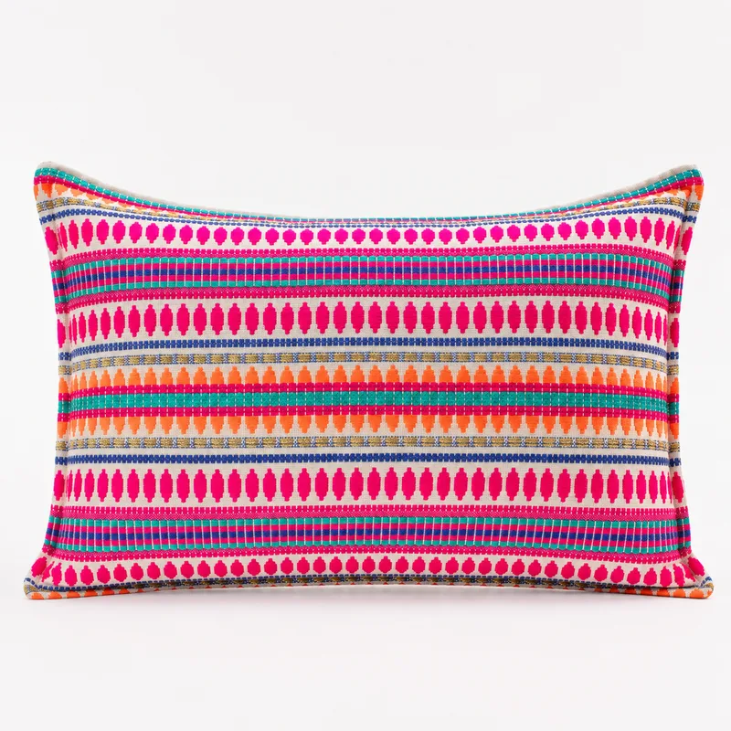 Classic Cushion Cover - Neon Stripes- 30x50cm - Lumber Style — foto 1