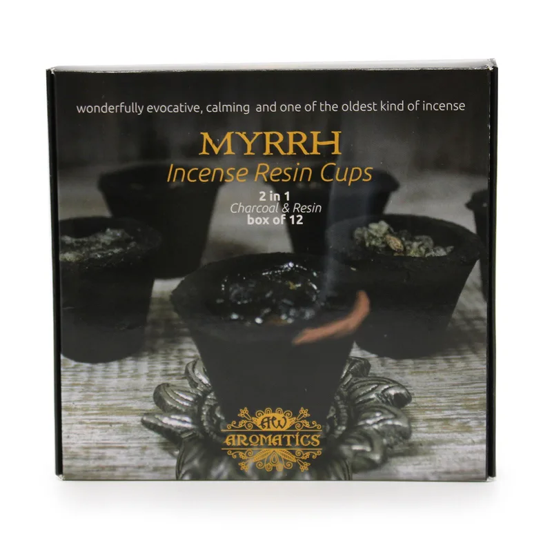 Scatola of 12 Resin Cups Myrrh — foto 3