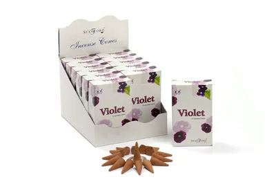 Violet Incenso Cones — foto 1