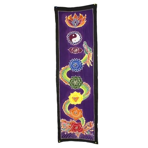Chakra Drop Banner Dragon 175x53cm