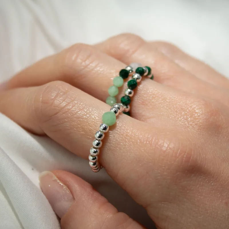 Nymph Spirit Gemstone Ring Set - Forest Spirit — foto 5