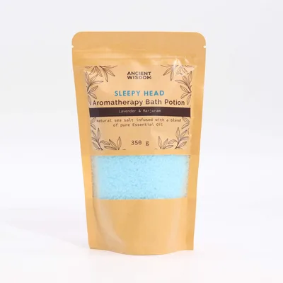Aromatherapy Bagno Potion in Kraft Bag 350g - Sleepy Head