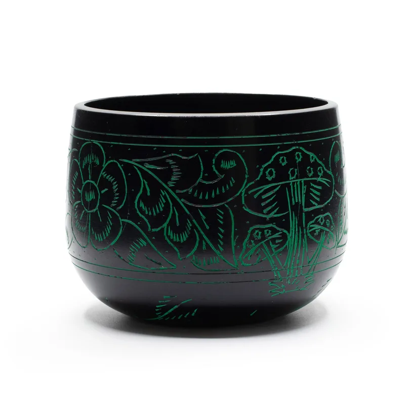 Cauldron Singing Bowl Magic Mushroom Verde — foto 5