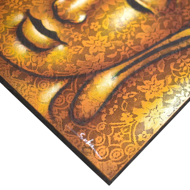 Buddah Painting - Oro Brocade Detail — foto 1