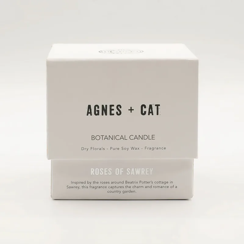 Agnes + Cat Botanical Soy Cera Candela Roses of Sawrey — foto 1