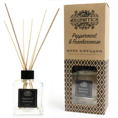 200ml Menta & Frankincense Essenziale Olio Reed Diffusore — foto 5