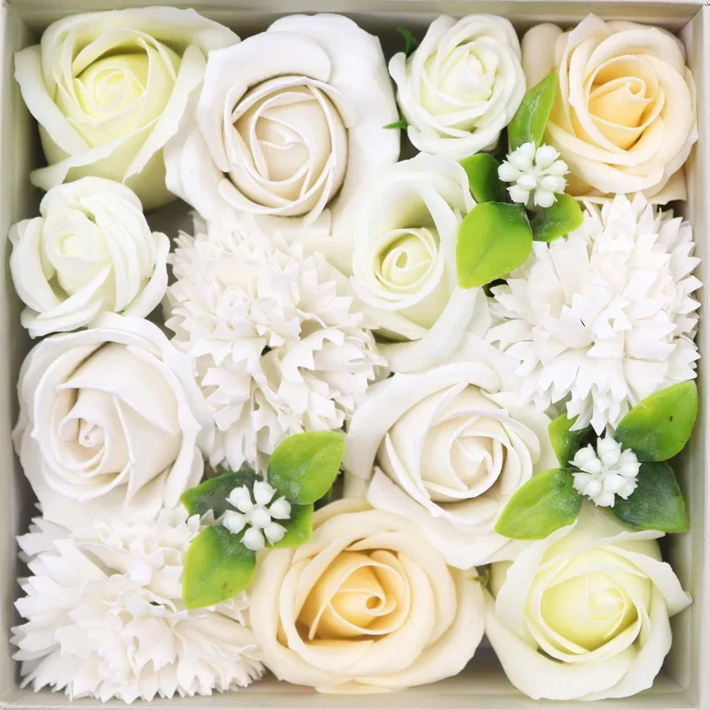Square Scatola Wedding Blessings Bianco & Ivory — foto 2
