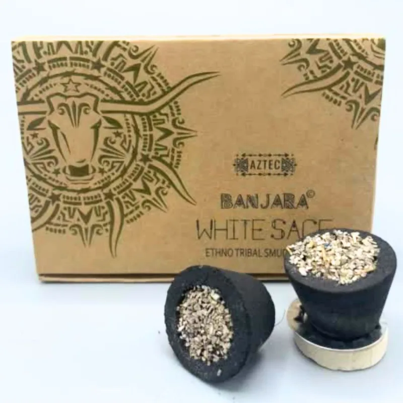 Banjara Resin Cups - Bianco Sage — foto 1