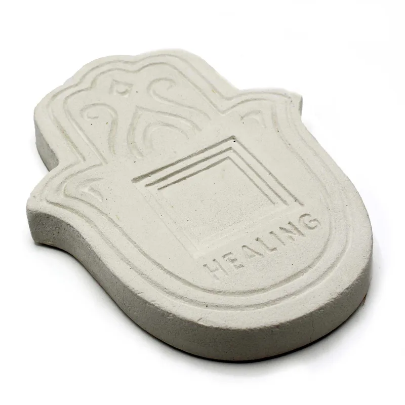 Healling Incenso Plate Bianco Stone