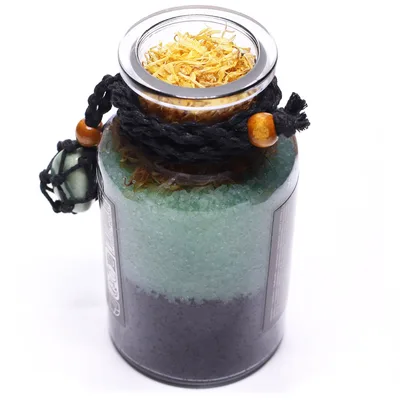 Ancient Witch Bagno Spell Potion & Aventurine Crystal Amulet Prosperity — foto 2