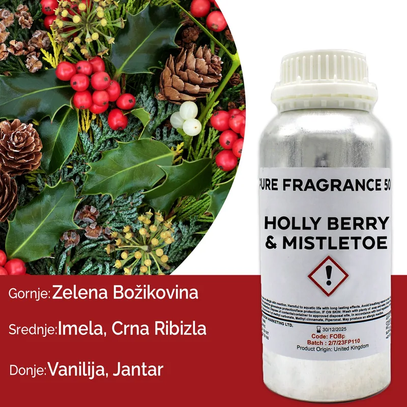 Holly Berry & Mistletoe Puro Profumo Olio 500ml — foto 6