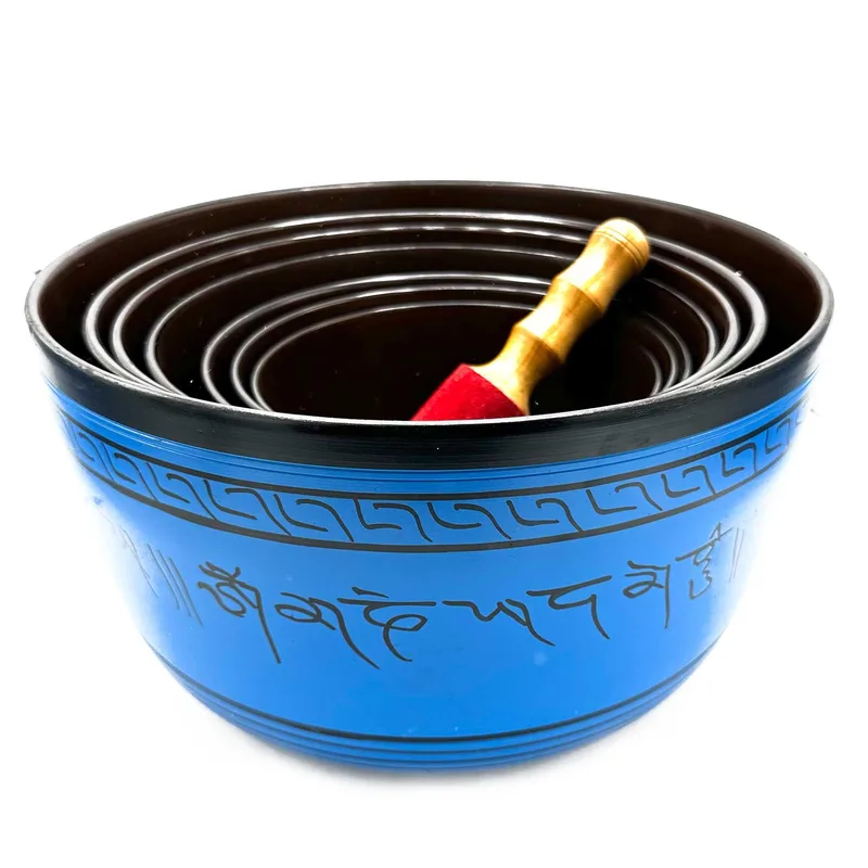 Grande Chakra Set di Sette Campane Tibetane