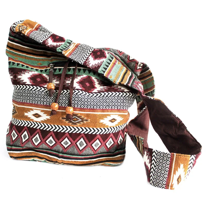 Jacquard Bag Chocolate Student Back — foto 1